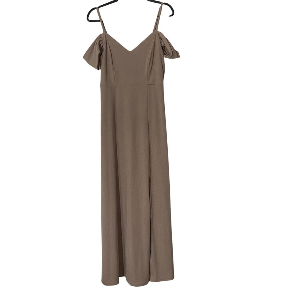 medium grey bridesmaid dress Birdy | Dresses | Birdy Grey Size Taupe Drape Sleeves SATIN SHIRT DRESS | Black tie Sweetheart Neckline Color:Dark Blue (1)